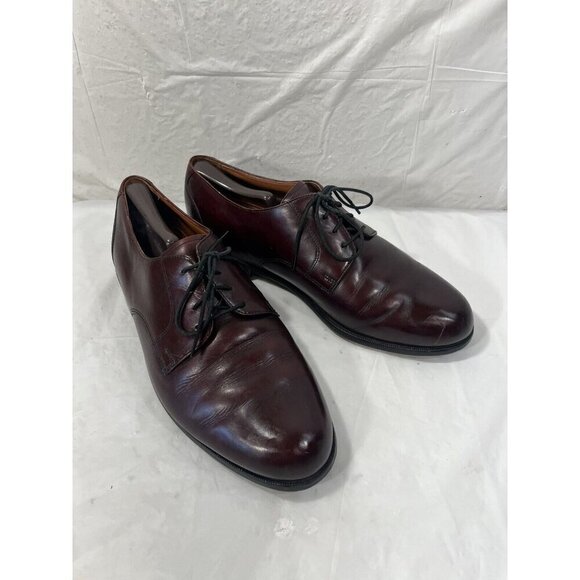 Bostonian Mens cherry Leather 10 W  style 20339 Lace Up  oxfords - Picture 10 of 14